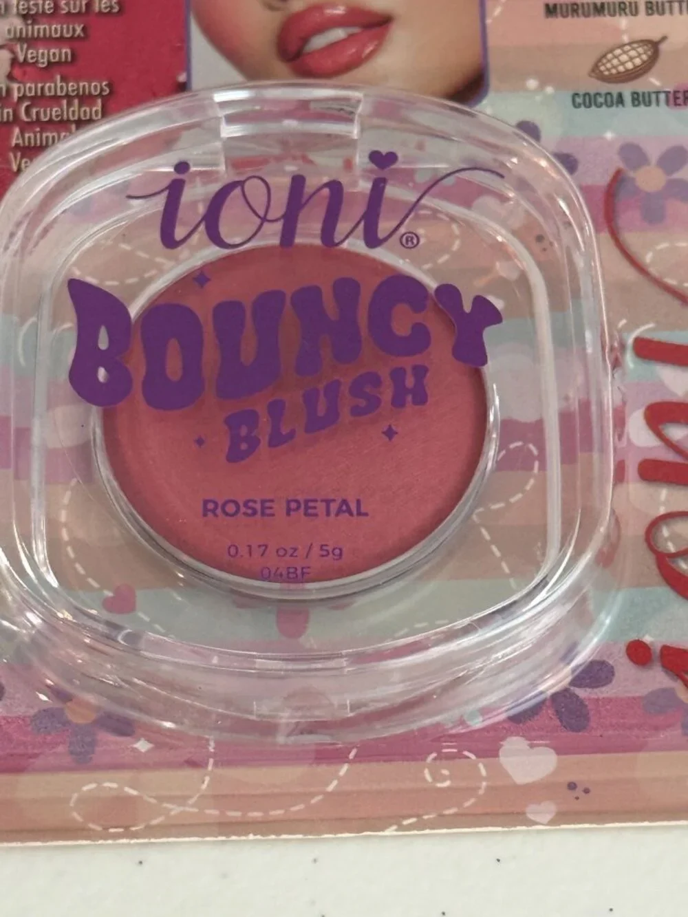 Ioni Butter Bae Bouncy Blush Rose Petal Cheek Lip Color New